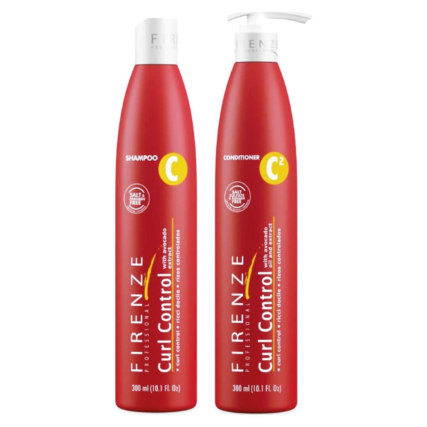 Champú y Acondicionador Control de Rizos Firenze Professional