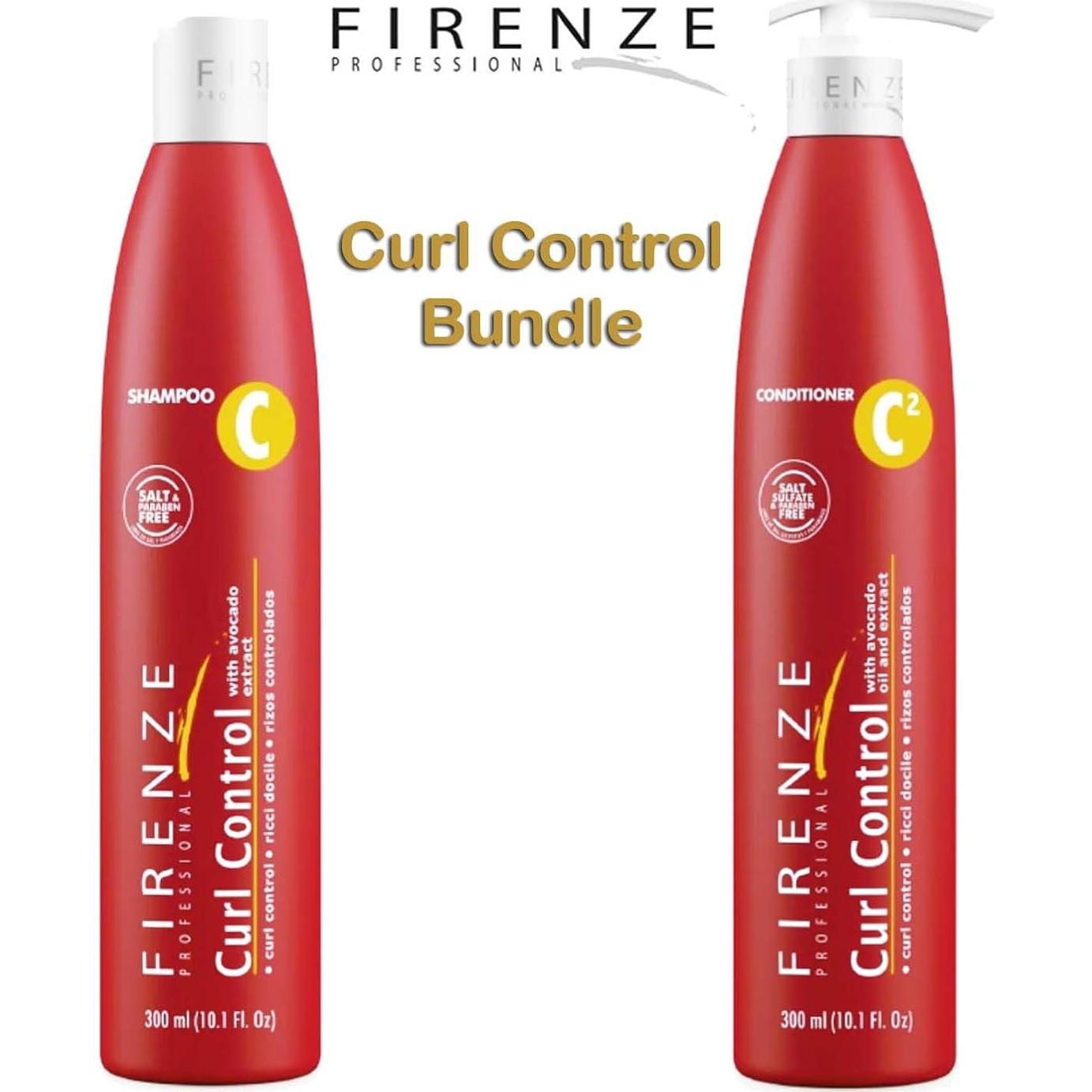 Champú y Acondicionador Control de Rizos Firenze Professional
