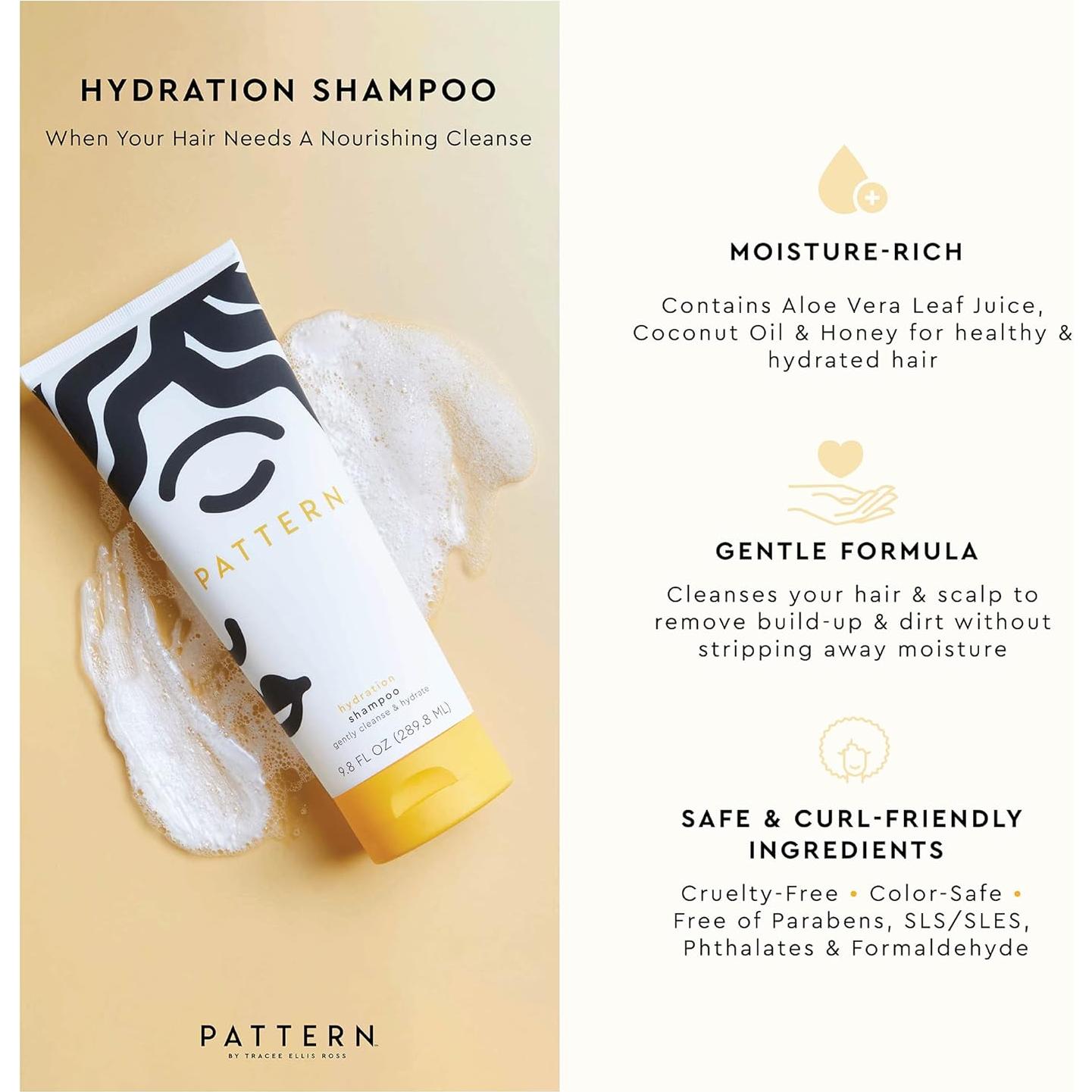 Champú Hidratante PATTERN Beauty 289.6 ml con Miel y Biotina