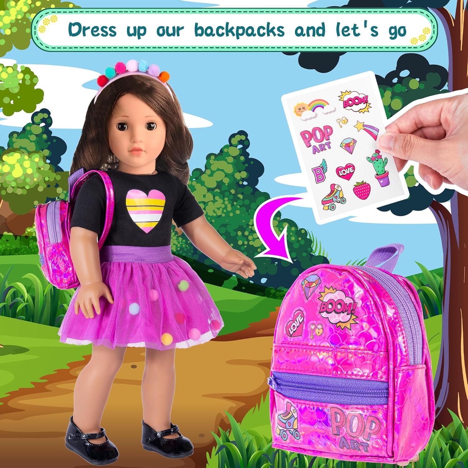 Conjunto Ropa y Accesorios para Muñecas 18" Ebuddy Unicornio