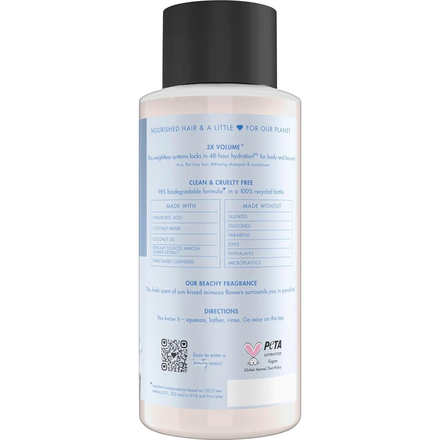 Champú Volumen Ligero Love Beauty and Planet 382.7 ml