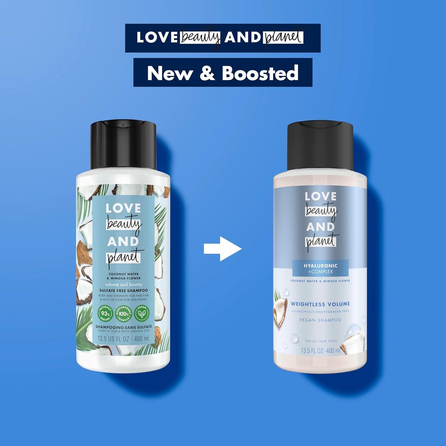 Champú Volumen Ligero Love Beauty and Planet 382.7 ml