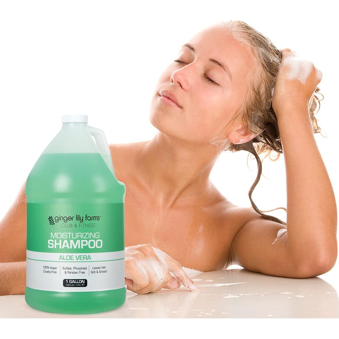 Champú Hidratante Ginger Lily Farms 3.785 L Aloe Vera Vegano