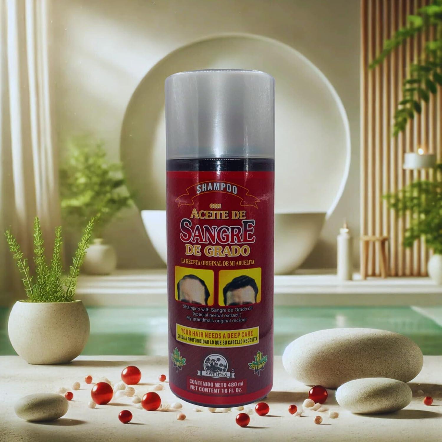 Shampoo Natural Sangre de Grado Alma Belleza 473 ml