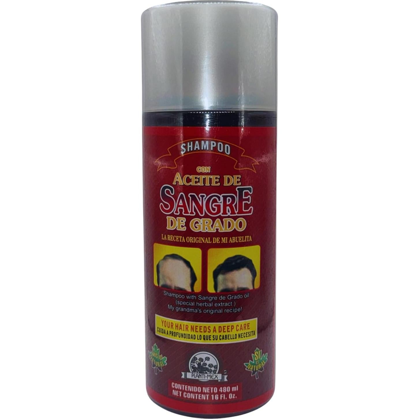 Shampoo Natural Sangre de Grado Alma Belleza 473 ml