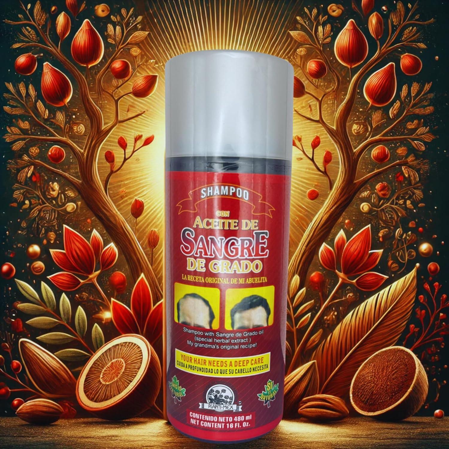 Shampoo Natural Sangre de Grado Alma Belleza 473 ml