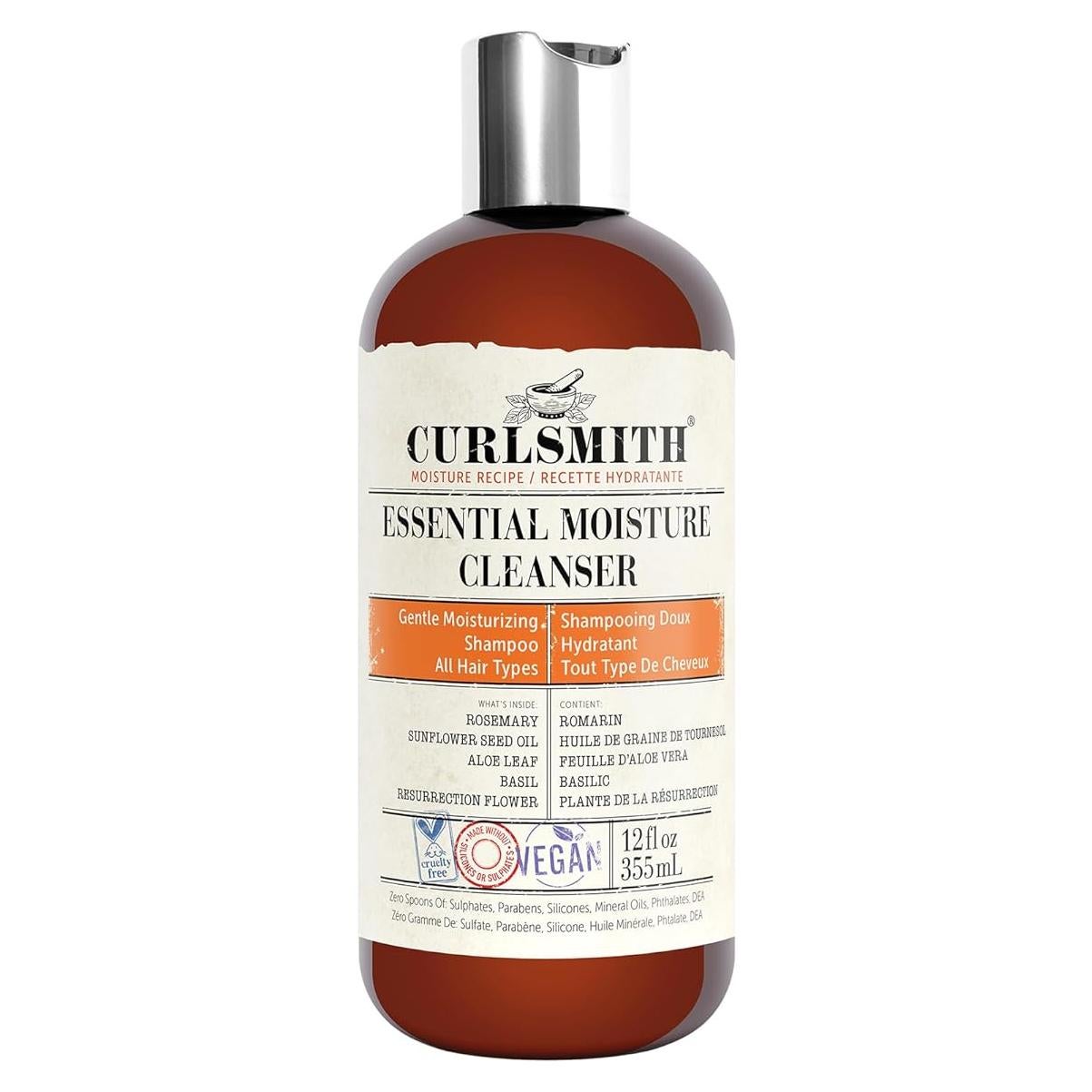 Champú Hidratante Curlsmith 354 ml para Cabello Rizado y Afro