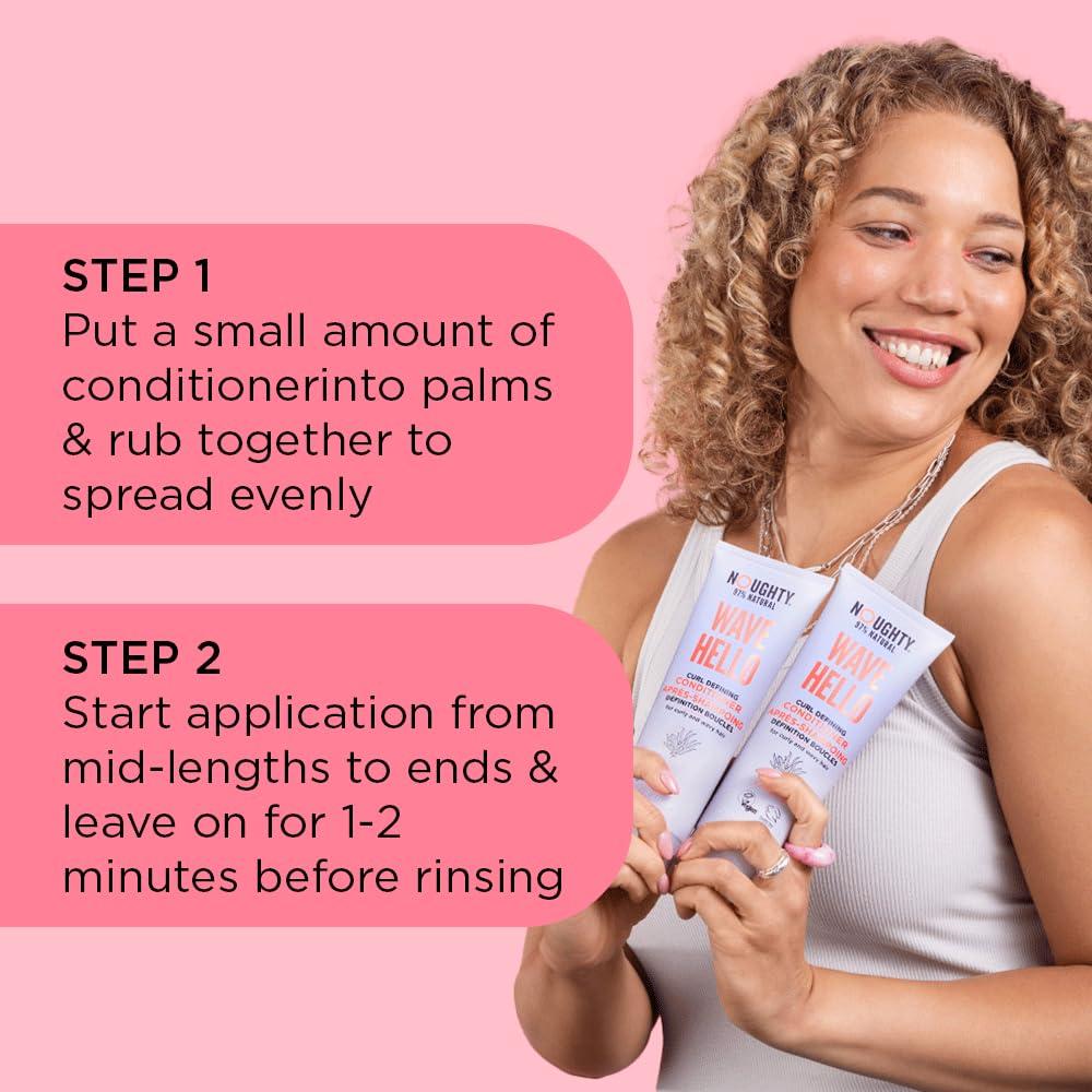 Acondicionador Definidor de Rizos Noughty Wave Hello 250ml