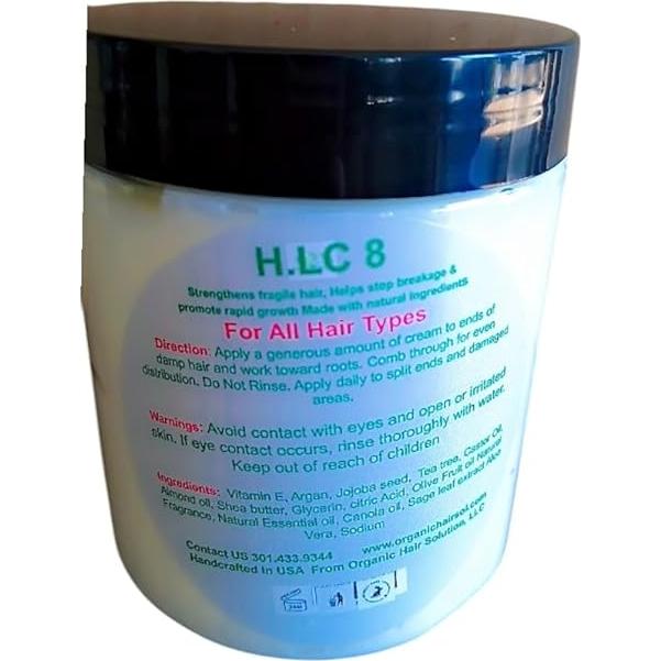 Crema Acondicionadora Sin Enjuague Orgánica Solución Capilar 227g