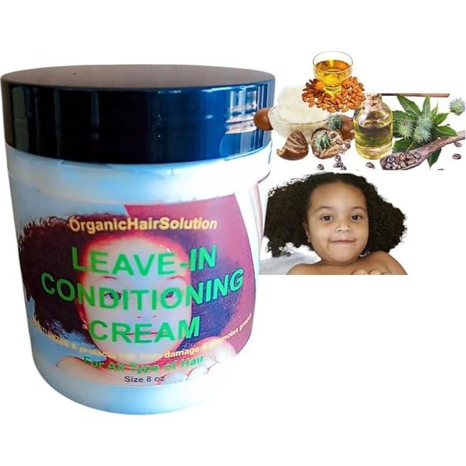 Crema Acondicionadora Sin Enjuague Orgánica Solución Capilar 227g