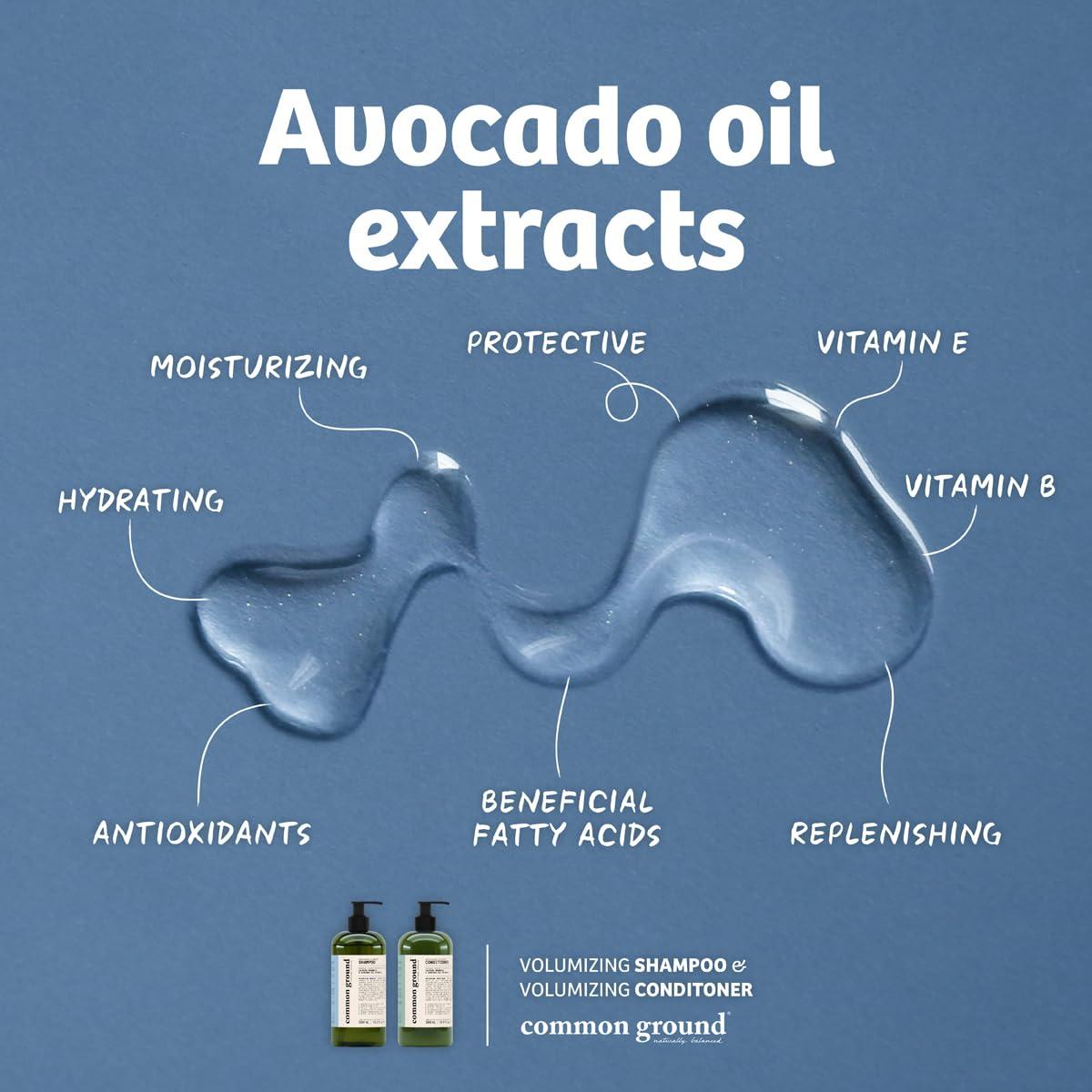 Conjunto de Champú y Acondicionador Voluminizador Common Ground 500ml