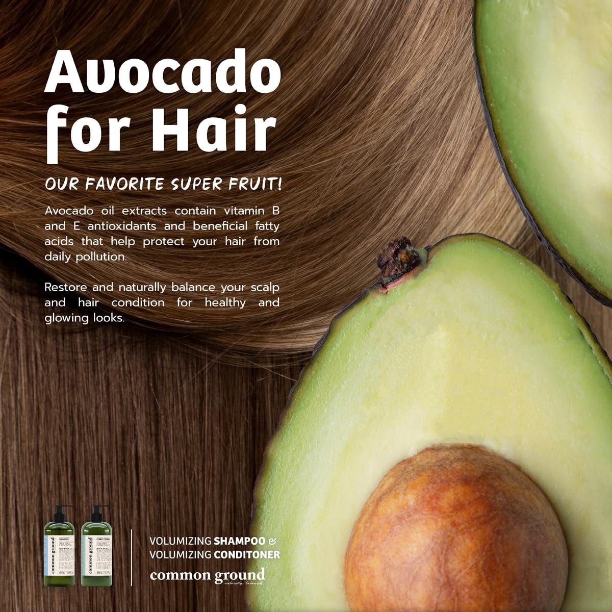 Conjunto de Champú y Acondicionador Voluminizador Common Ground 500ml