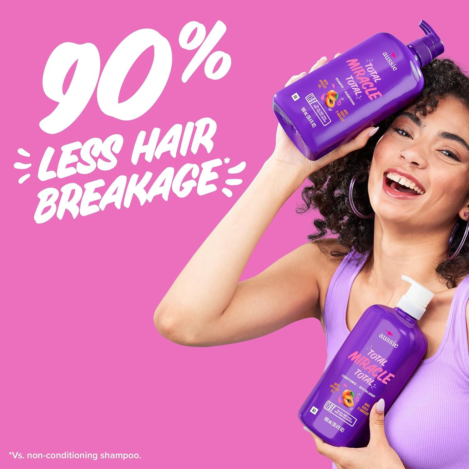 Total Miracle 7 Benefits Hair Conditioner for Damaged Hair, for All Hair Types, Paraben-Free, 30.4 fl oz, 4-pack