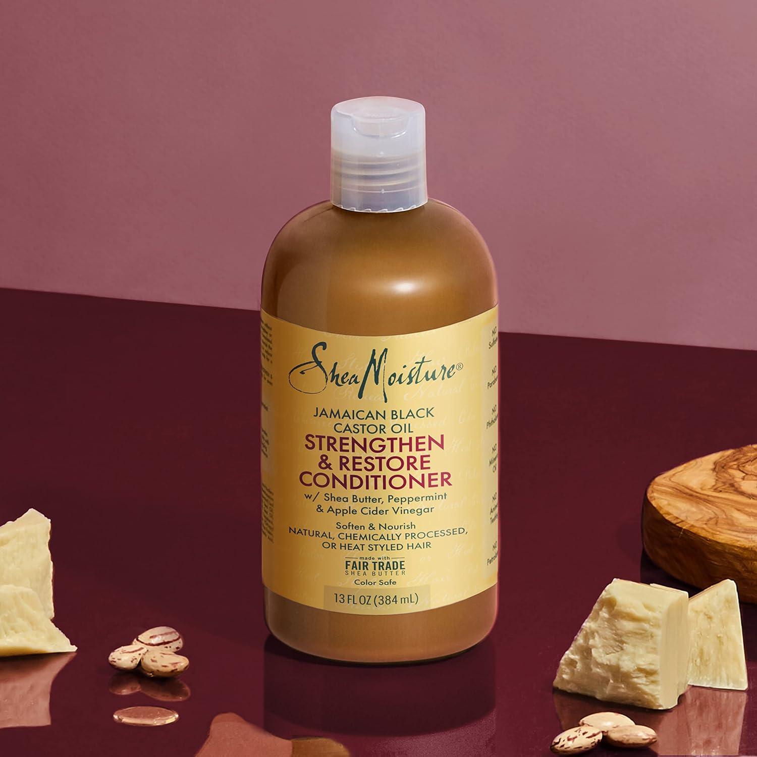 Acondicionador SheaMoisture Aceite de Ricino Negro 368.5 ml