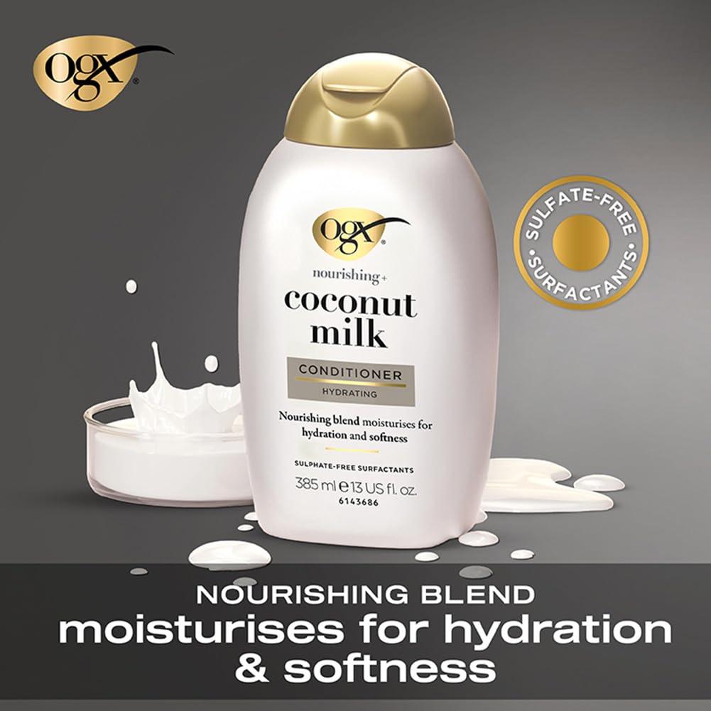 Acondicionador OGX Nutritivo + Leche de Coco 384 ml Hidratante