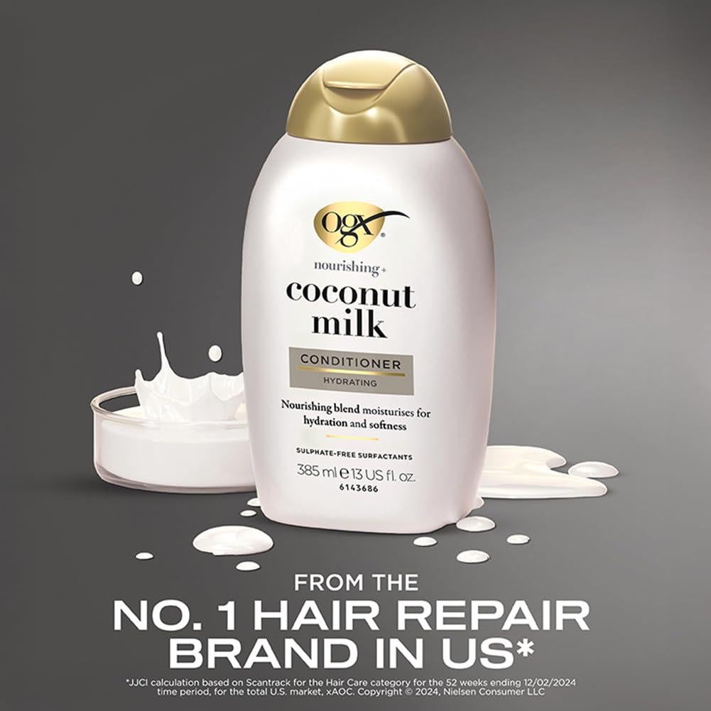 Acondicionador OGX Nutritivo + Leche de Coco 384 ml Hidratante