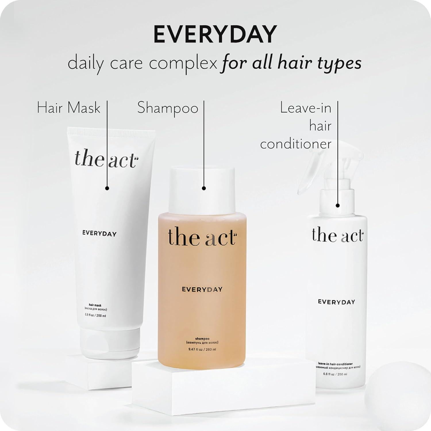 Mascarilla Acondicionadora 2-en-1 The Act 200 ml - Hidratación Profunda