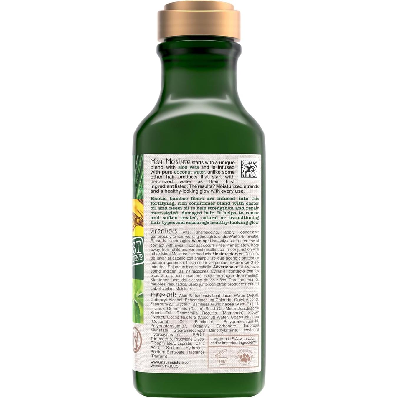 Acondicionador Maui Moisture 384 ml Engrosar y Restaurar Vegano