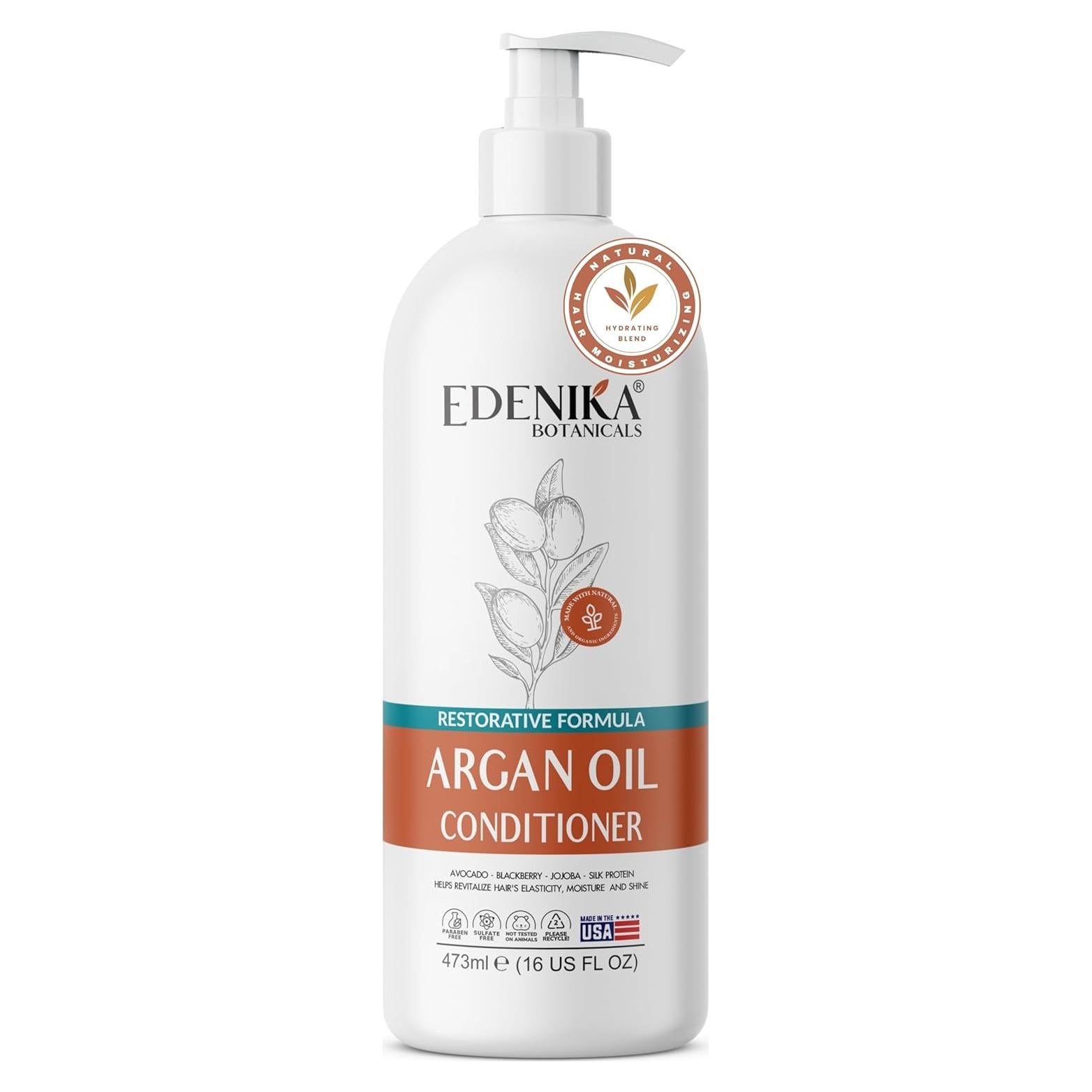 Acondicionador Hidratante Edenika 473 ml - Aceite de Argán y Jojoba