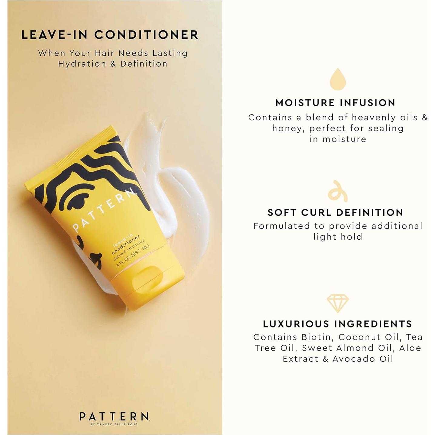 Acondicionador Sin Enjuague PATTERN Beauty 290 ml - Hidratación Rizos