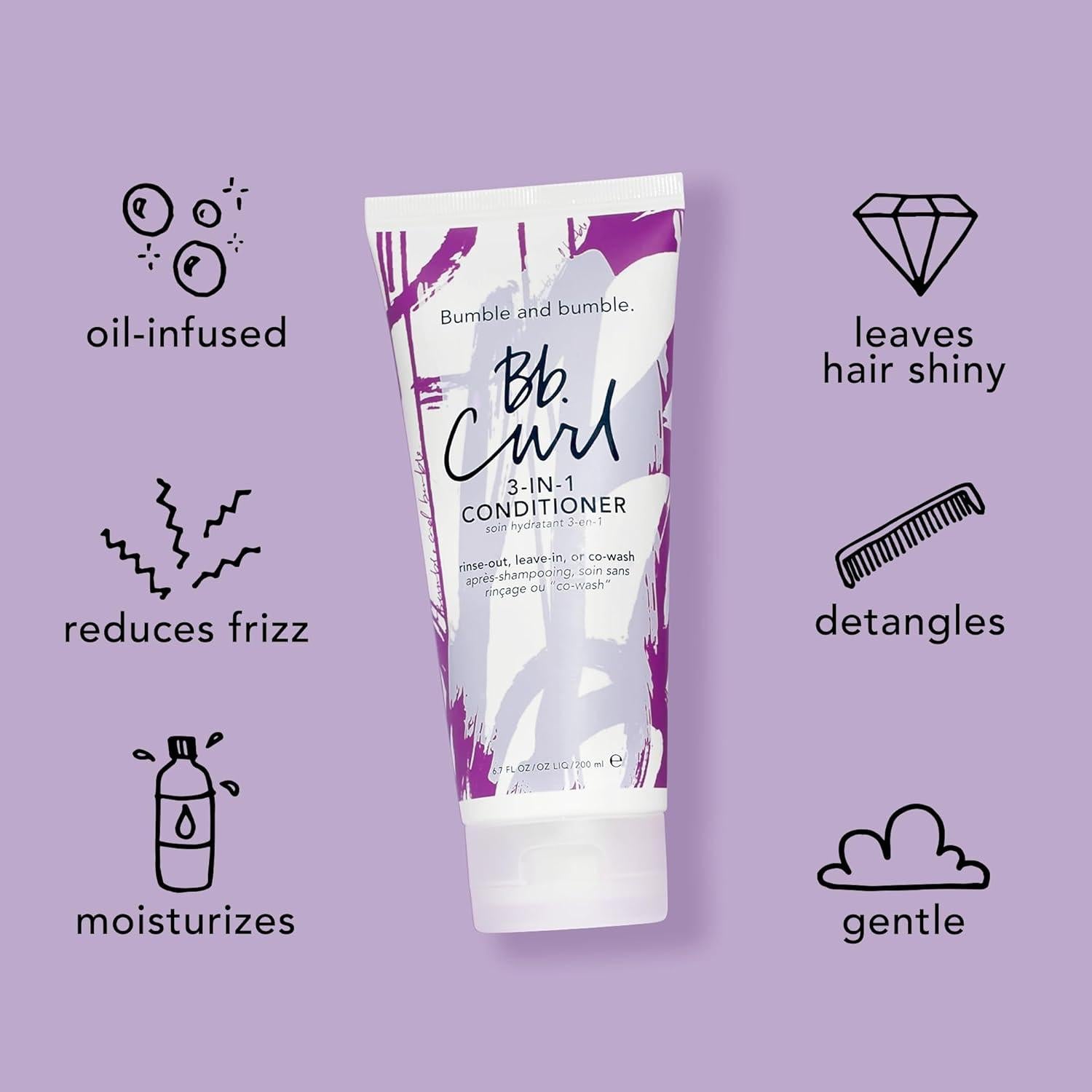 Acondicionador 3-en-1 Bumble and bumble para Rizos 198 ml