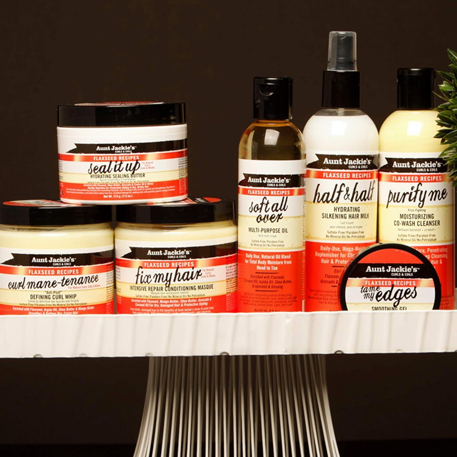 Mascarilla Intensiva de Reparación Tía Jackie 425g - Semilla de Lino