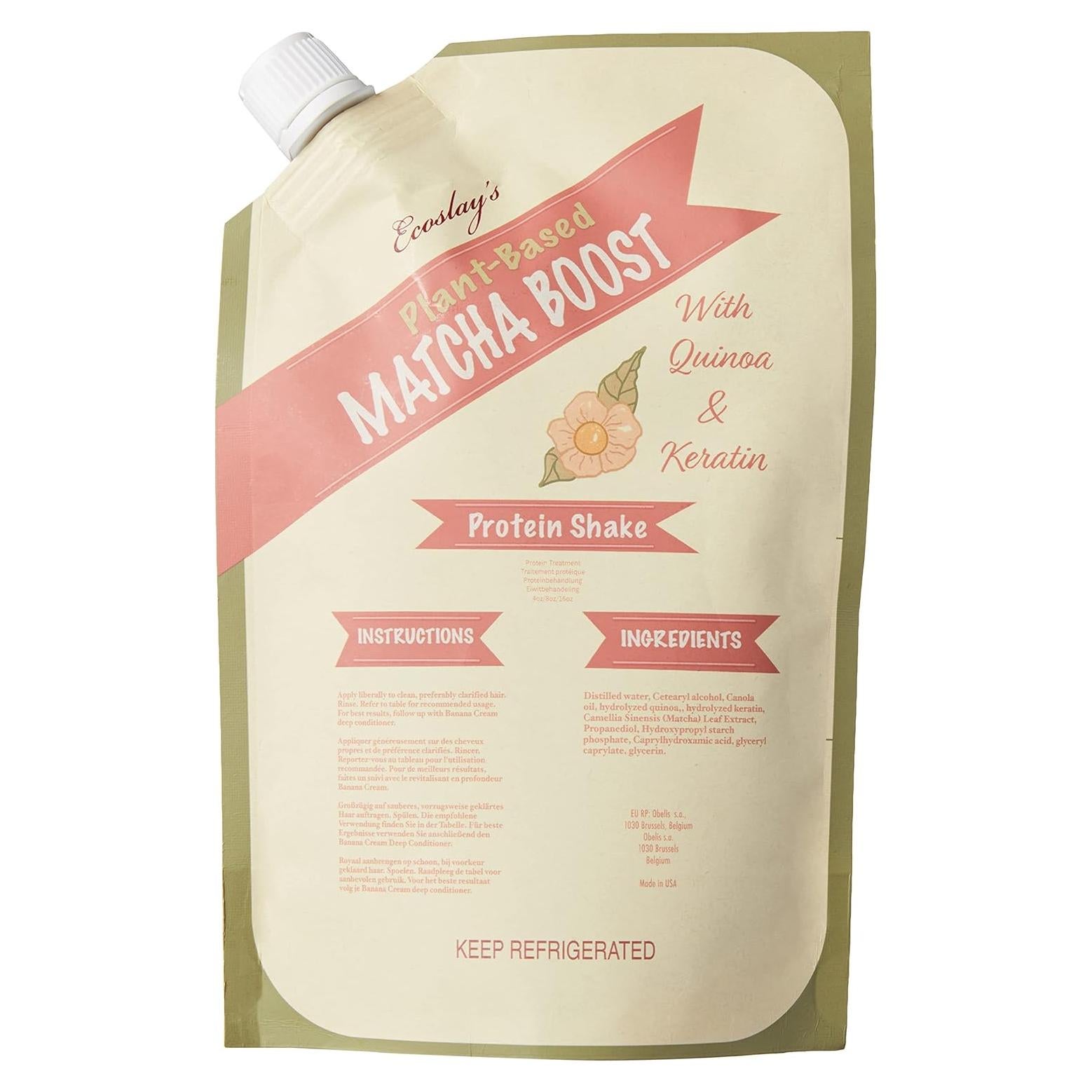 Ecoslay Matcha Boost - Tratamiento Capilar Vegano 226.8 g