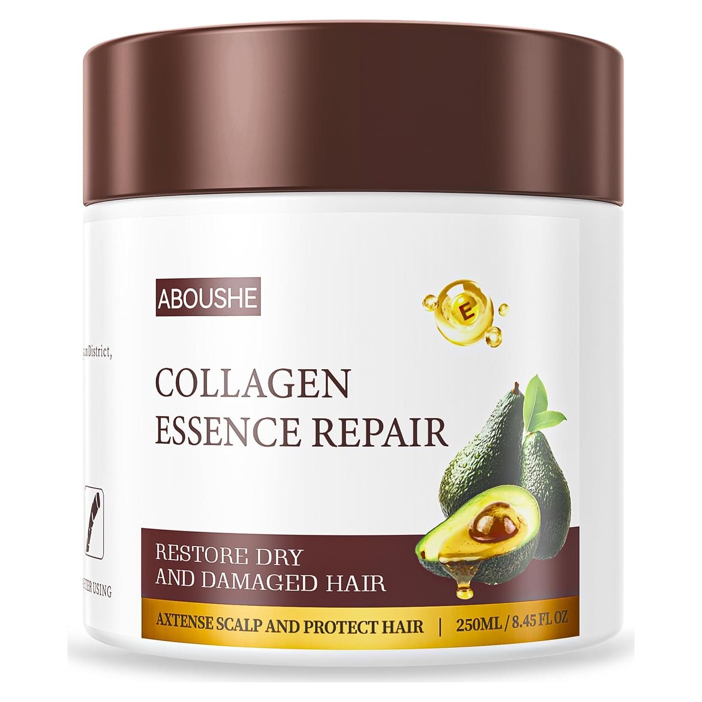 Mascarilla de Colágeno Acondicionadora Aboushe 250ml - Hidratación Profunda