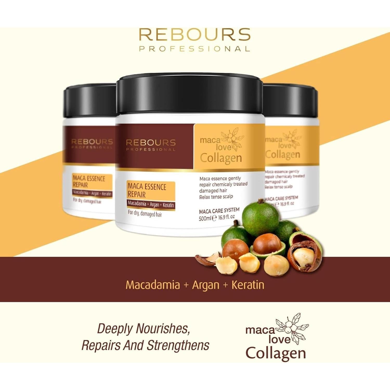 Mascarilla de Colágeno REBOURS 500 ml - Hidratante y Reparadora