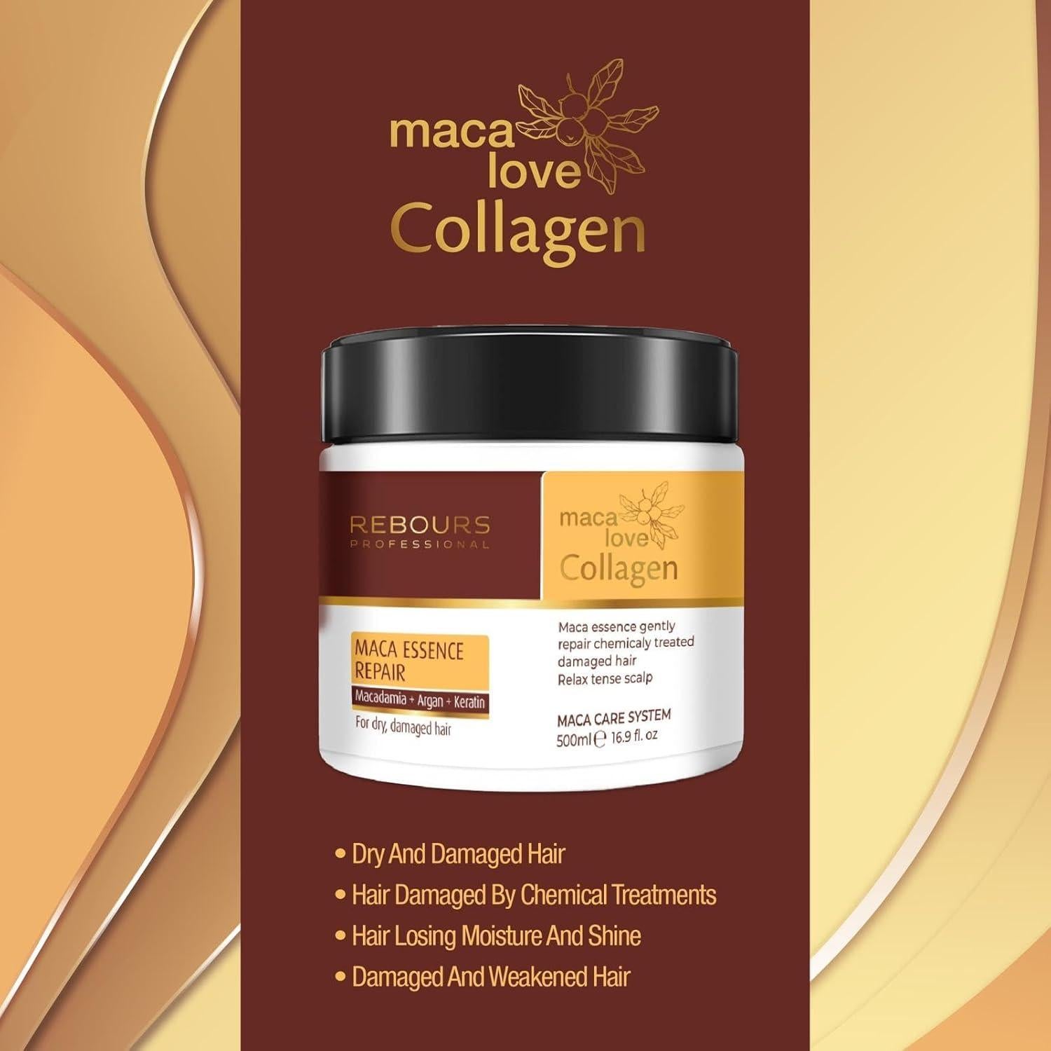 Mascarilla de Colágeno REBOURS 500 ml - Hidratante y Reparadora