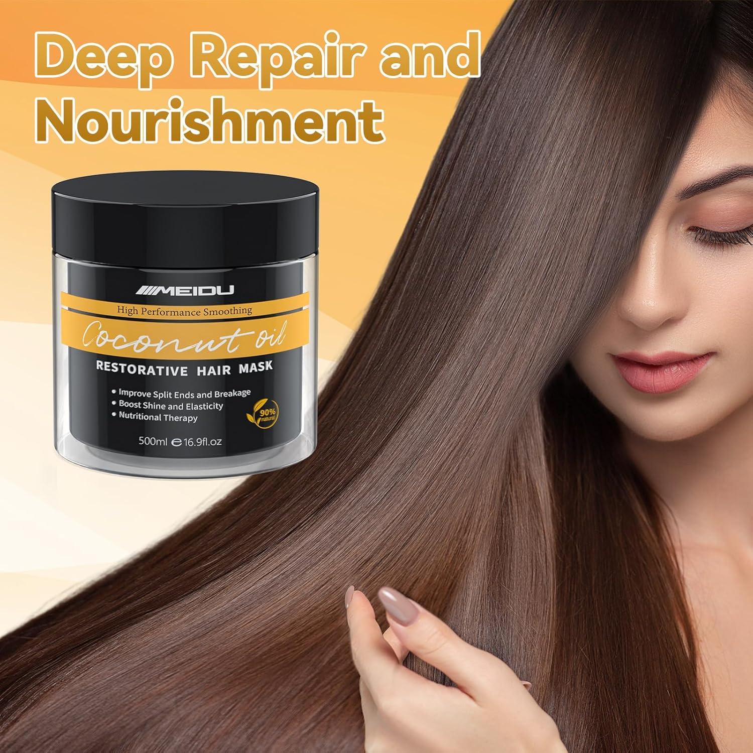 Mascarilla para Cabello IIIMEIDU 500 ml - Tratamiento Queratina