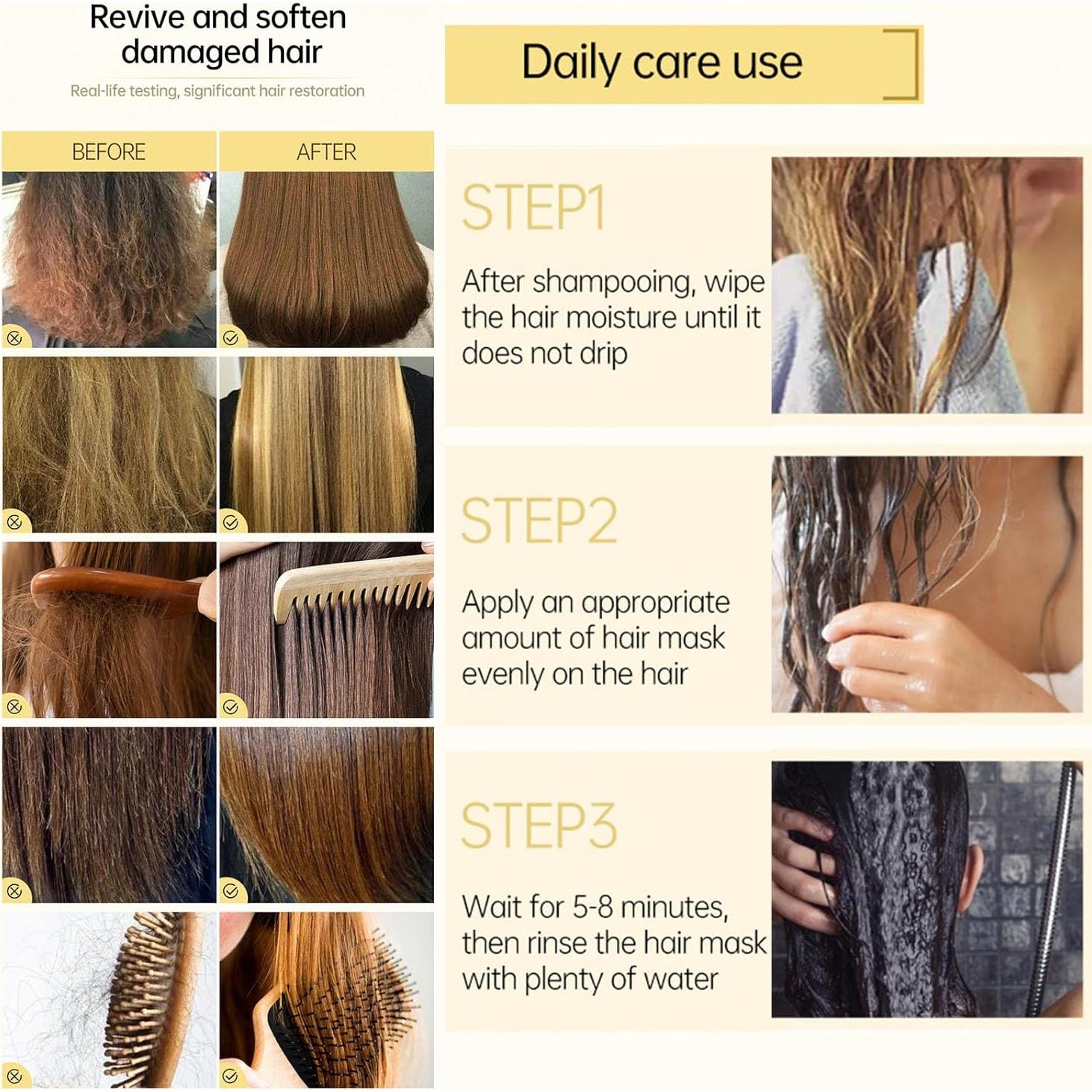 Mascarilla capilar WHHWM 70 ml - Revitaliza cabello dañado