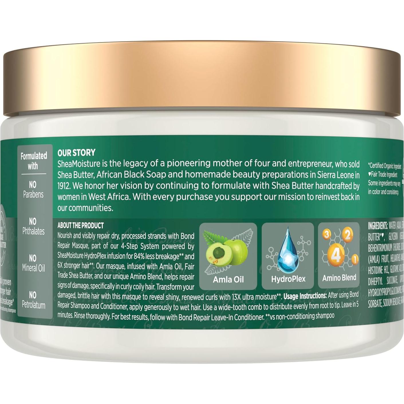 Mascarilla Reparadora SheaMoisture 311 g - Hidratación Profunda