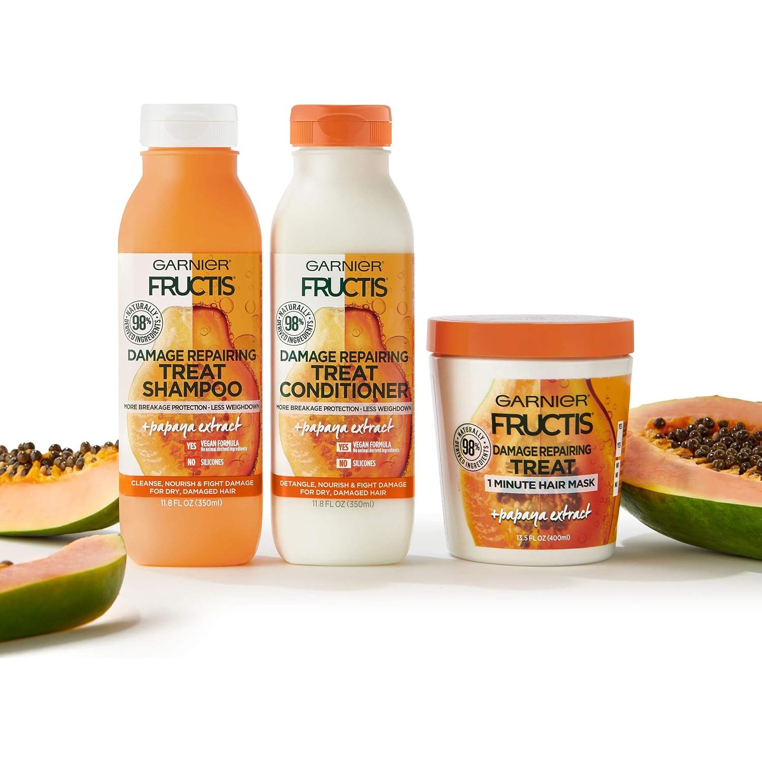 Acondicionador Garnier Fructis Reparador Papaya 348 ml