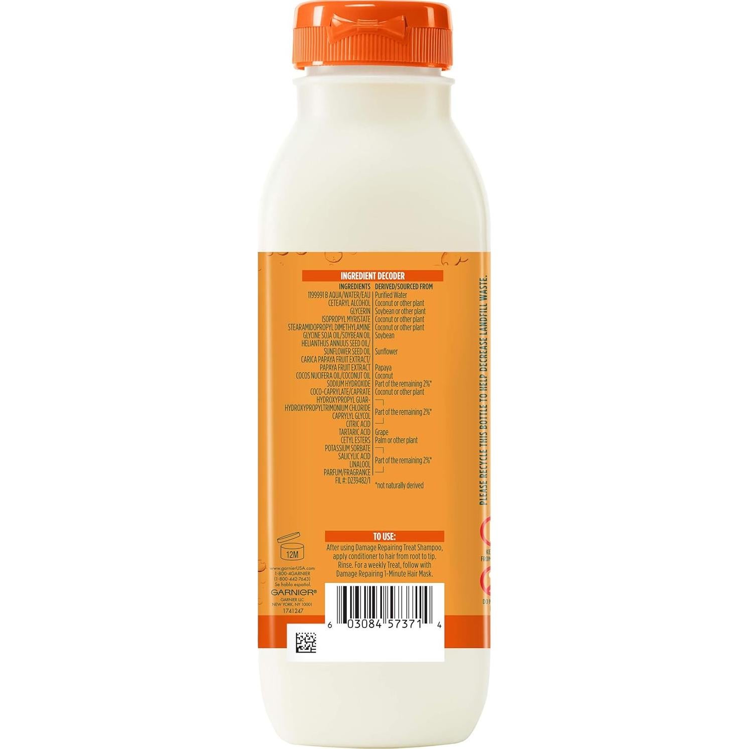 Acondicionador Garnier Fructis Reparador Papaya 348 ml