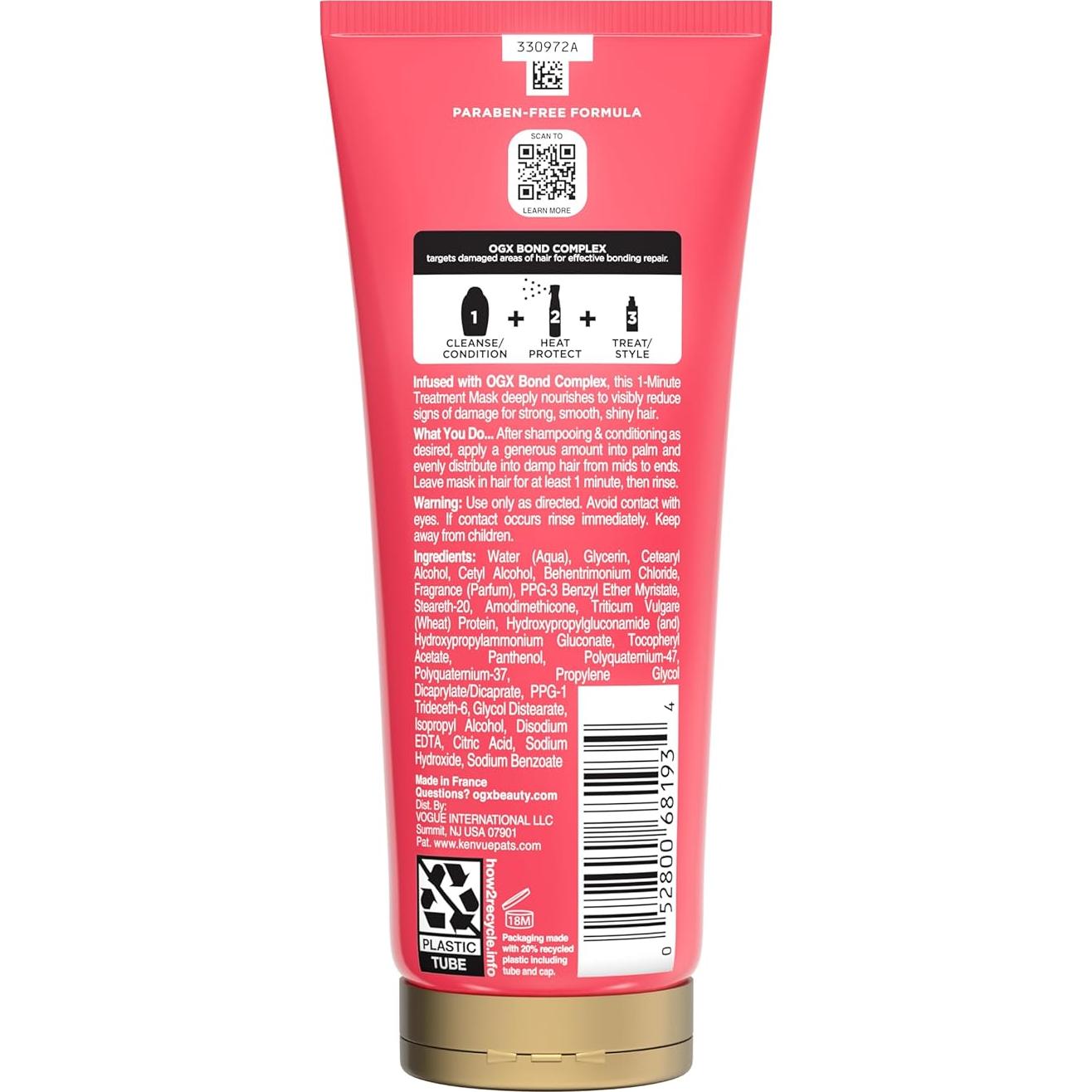 OGX Máscara Capilar Reparadora de Proteína de Enlace 198 ml