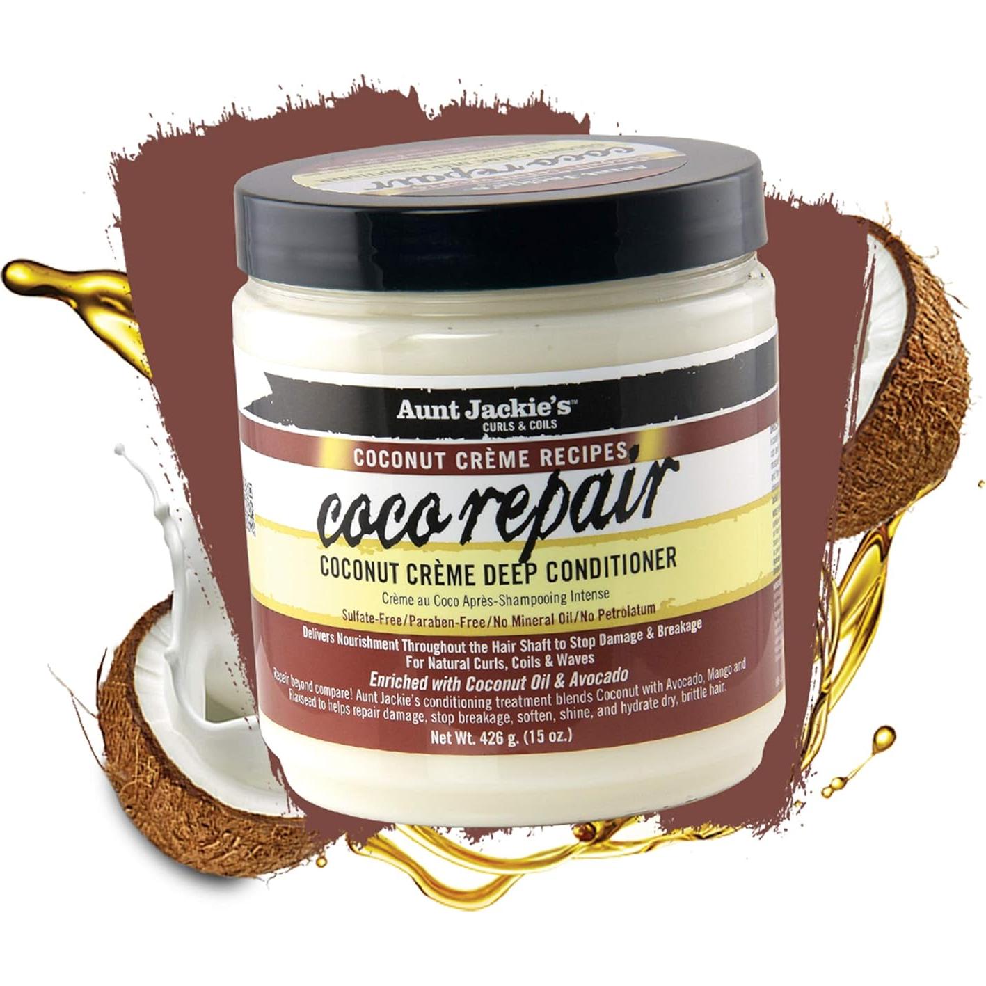 Acondicionador Profundo Aunt Jackie Coco Repair 425 g - Rizos Naturales