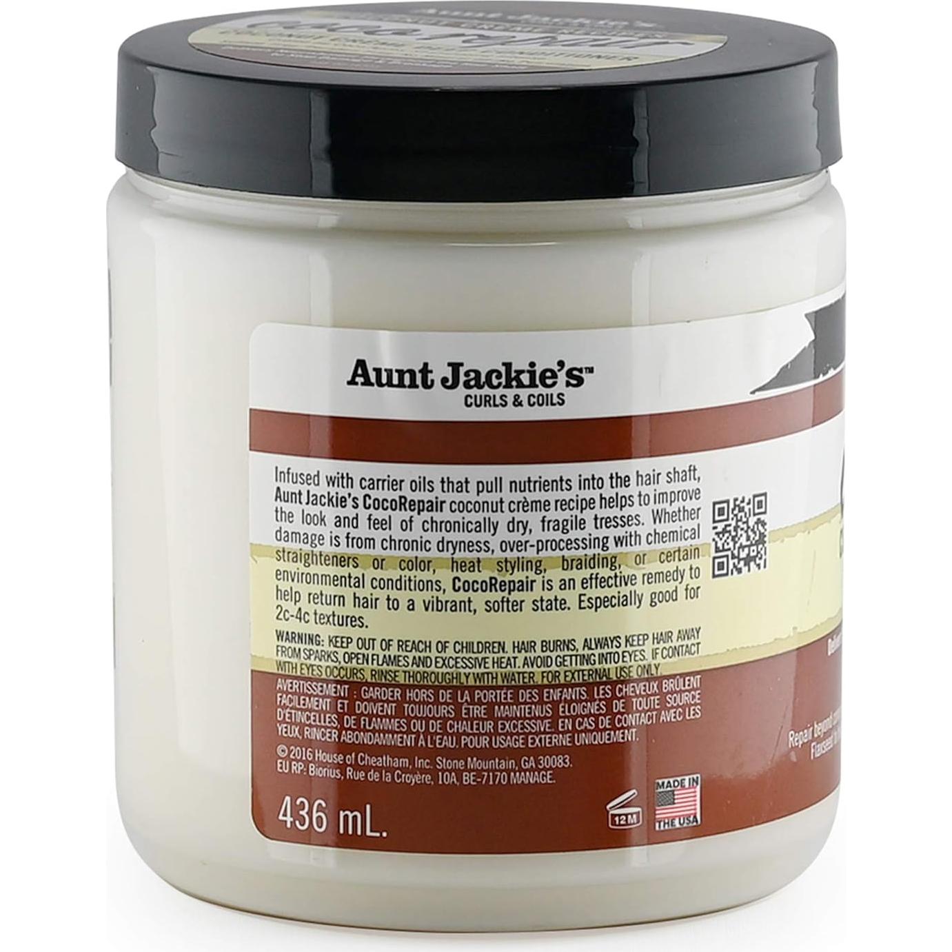 Acondicionador Profundo Aunt Jackie Coco Repair 425 g - Rizos Naturales