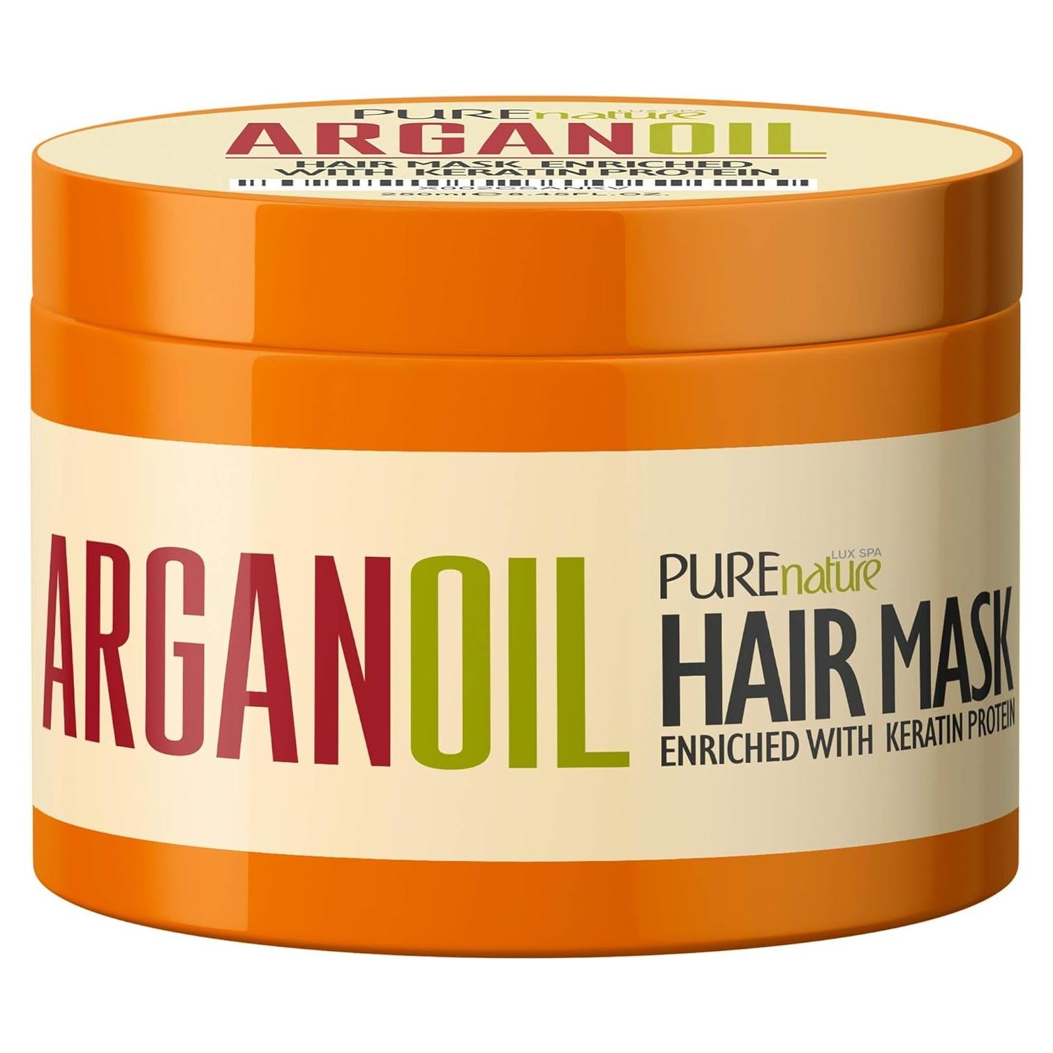 Mascarilla Hidratante de Aceite de Argán Pure Nature Lux Spa - 302g