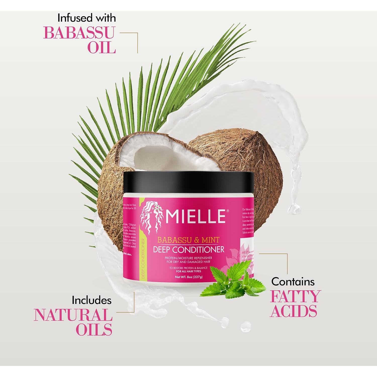 Acondicionador Profundo Mielle Organics Babassu y Menta 226g