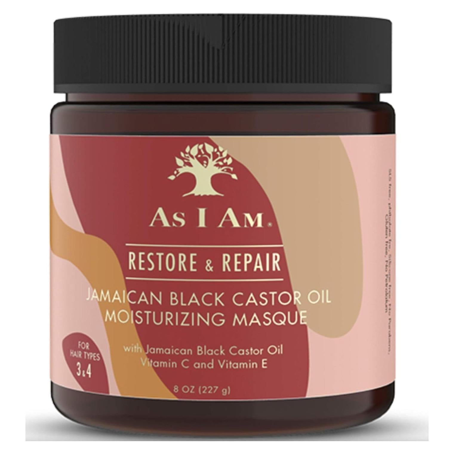 Mascarilla Hidratante As I Am JBCO 227g - Vegana y Libre de Crueldad