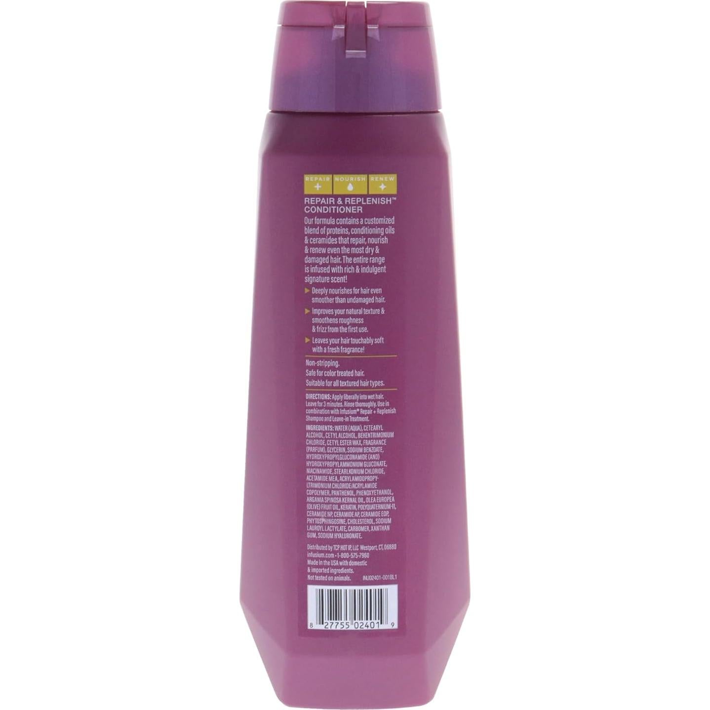 Acondicionador Nutritivo Infusium 400 ml con Queratina y Argán