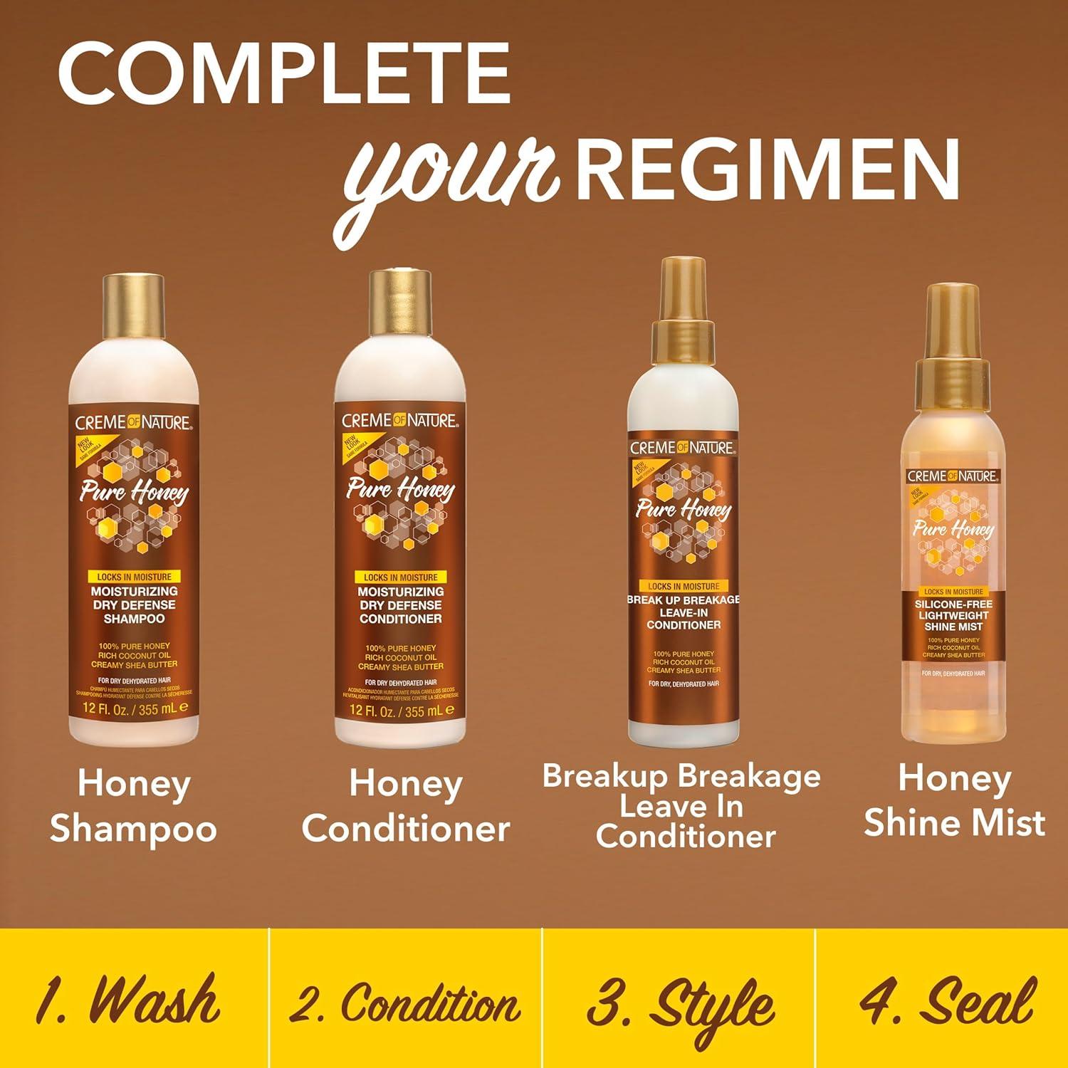 Acondicionador Hidratante Creme of Nature Pure Honey 340 ml