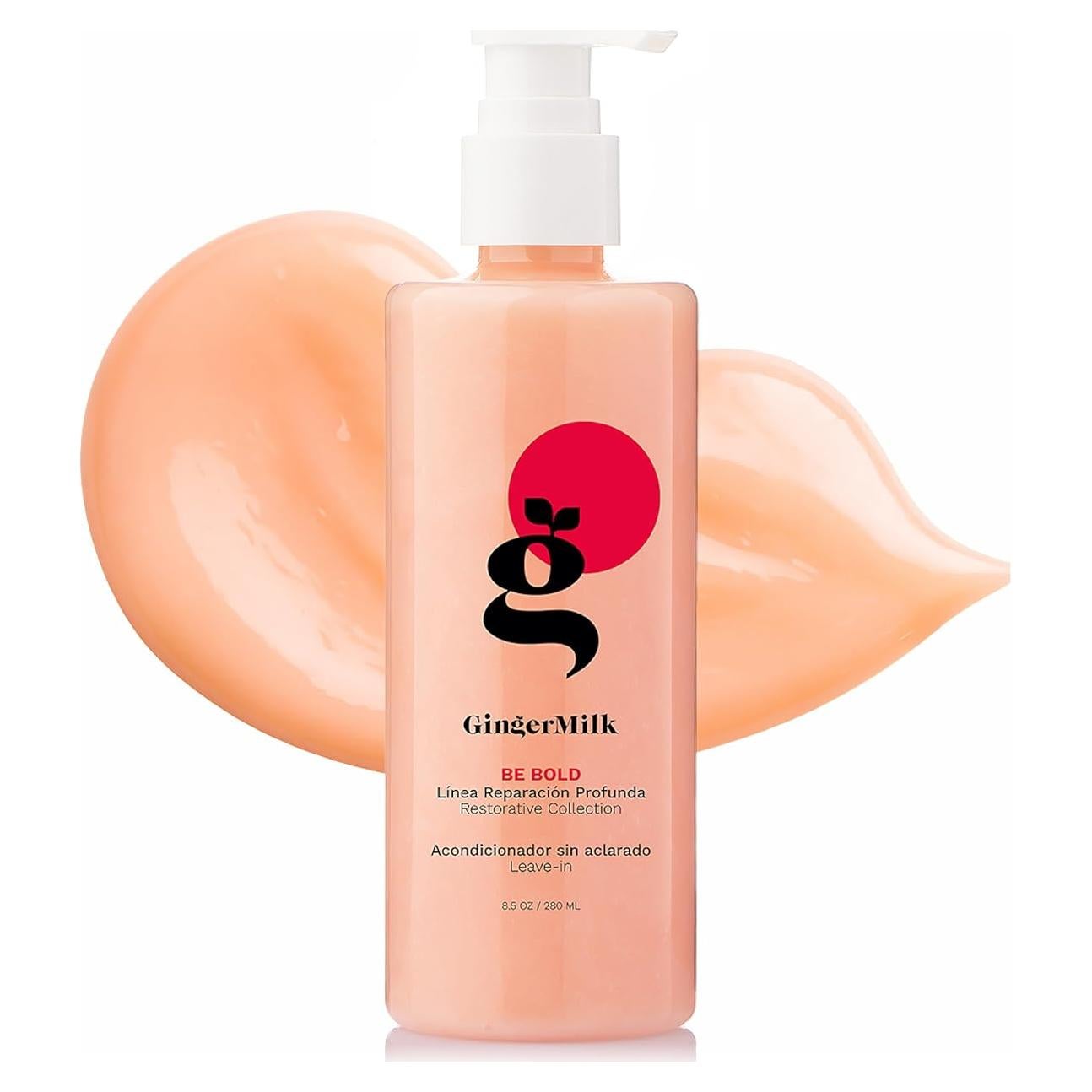 Crema Sin Enjuague GINGER MILK 236.6 ml - Reparación Cabello Dañado