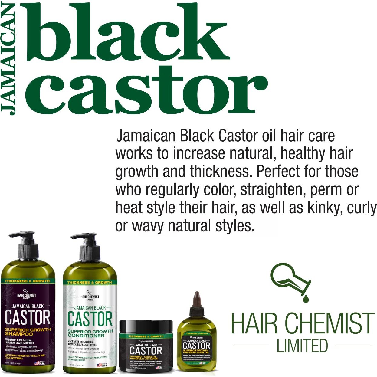 Mascarilla Capilar Químico Superior Aceite Ricino Negro 340g