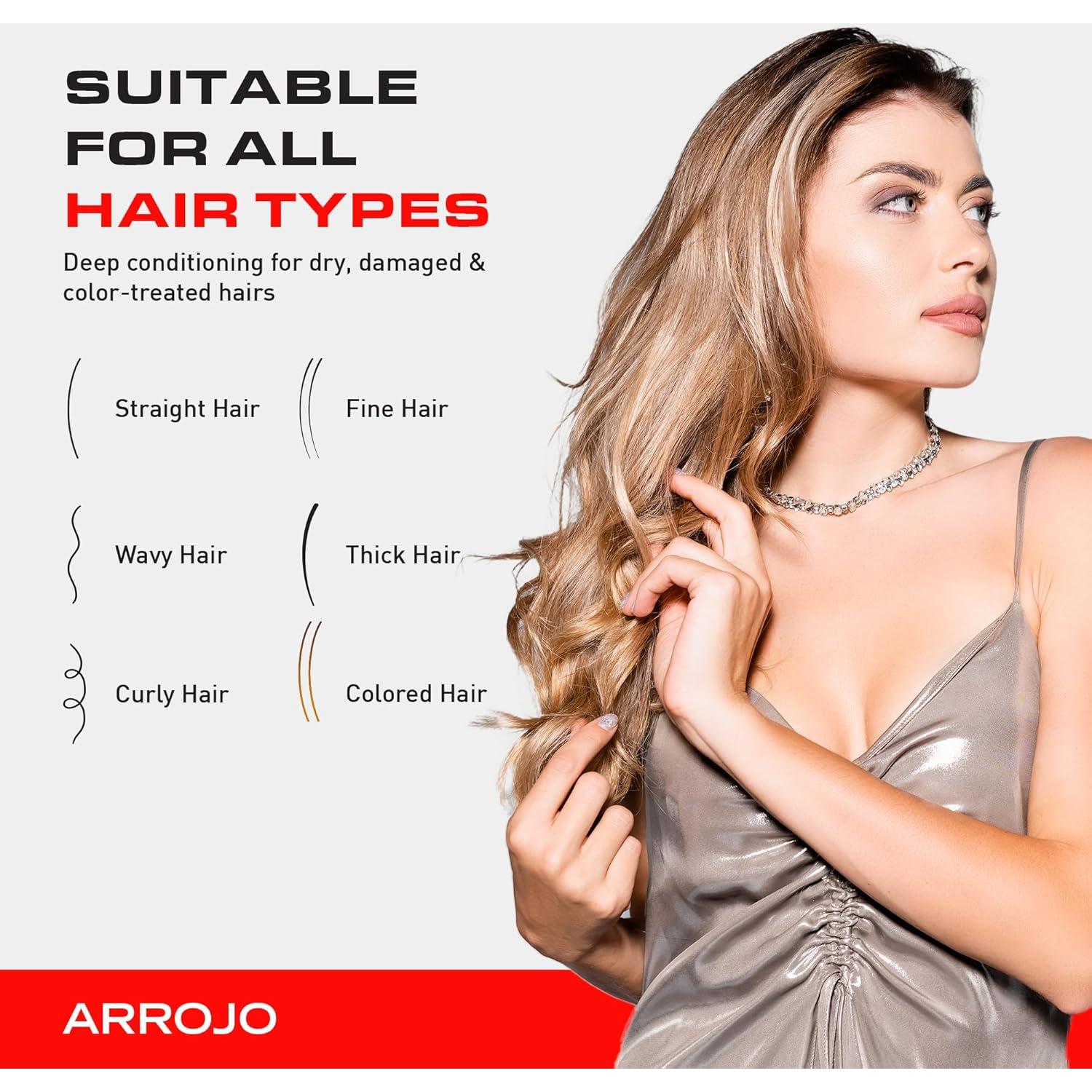 Mascarilla Acondicionadora ARROJO 151.4 ml - Cabello Seco y Dañado