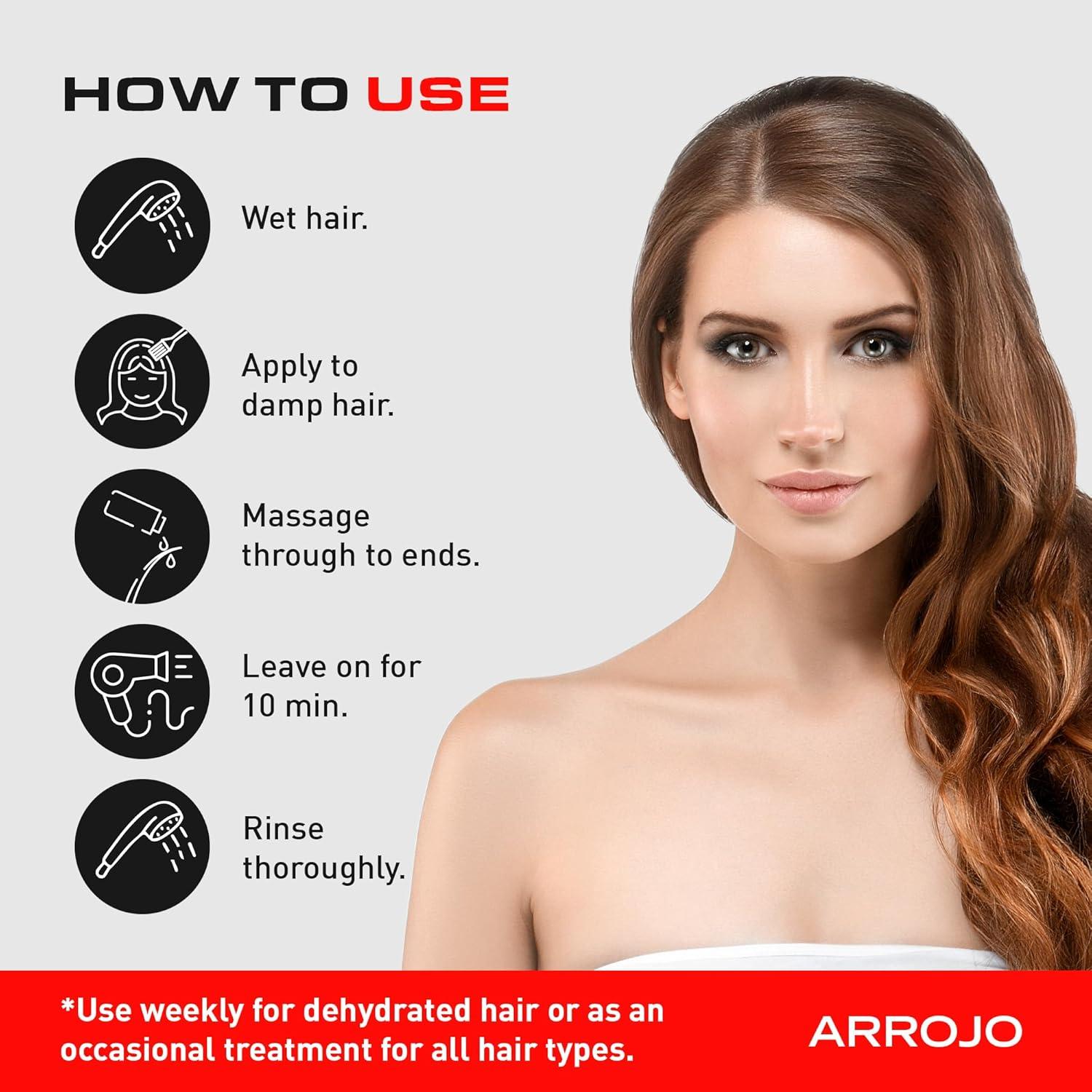 Mascarilla Acondicionadora ARROJO 151.4 ml - Cabello Seco y Dañado