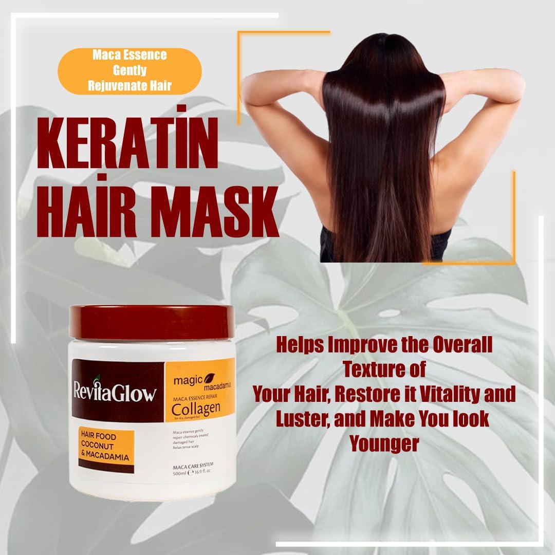 Mascarilla capilar RevitaGlow 500ml - Colágeno y Argán