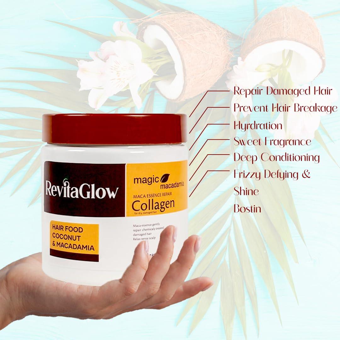 Mascarilla capilar RevitaGlow 500ml - Colágeno y Argán