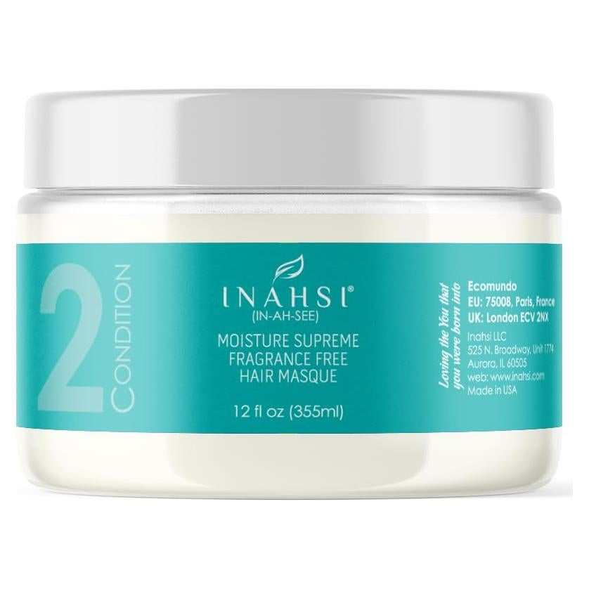 Mascarilla Capilar Sin Fragancia INAHSI 340 g - Hidratación Rizos
